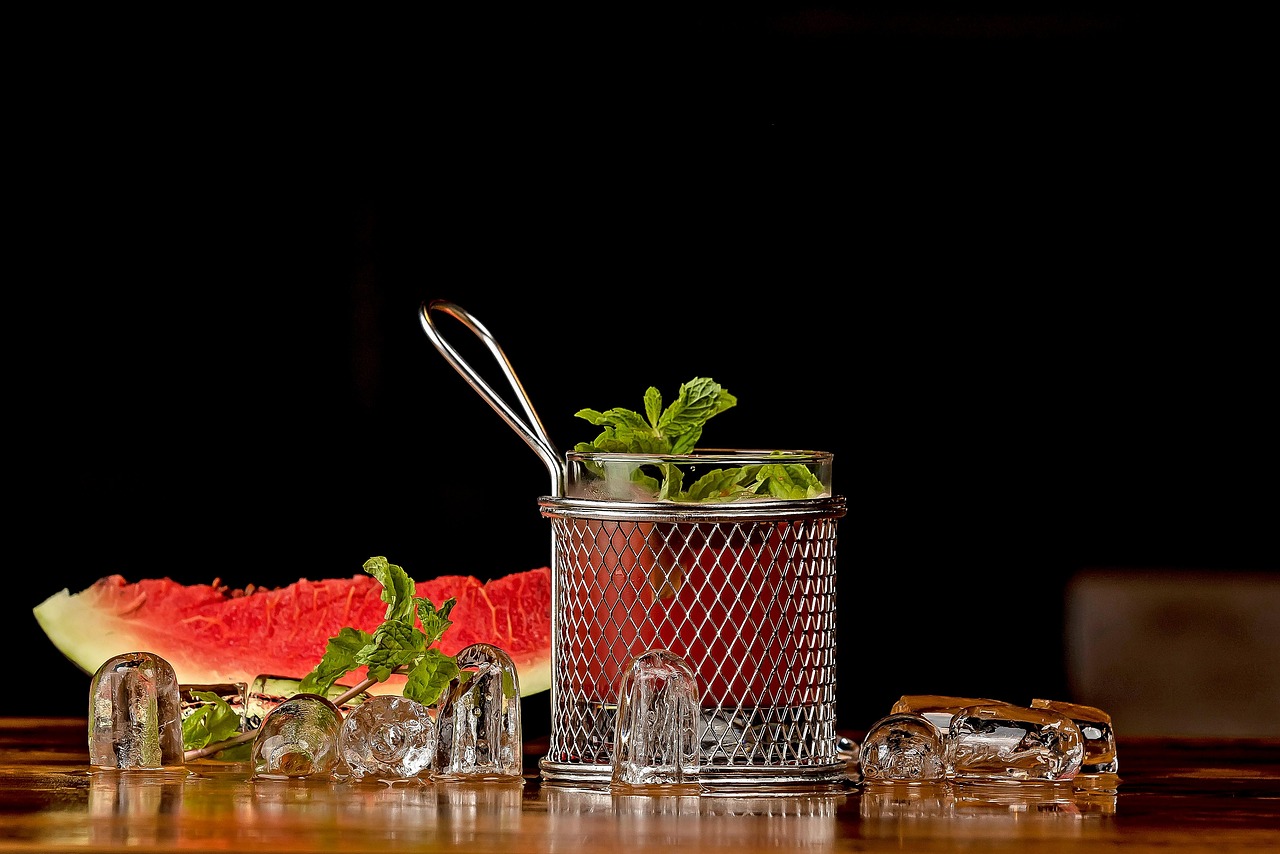 Frozen Watermelon Basil Cooler for the Hottest Days